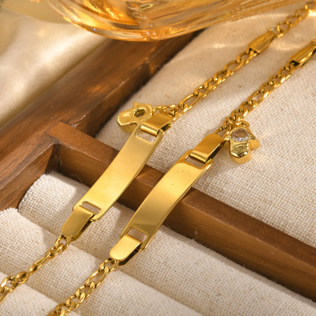 My Little Girl – Personalized Heart Bracelet